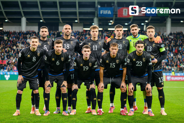 코소보, 월드컵 예선서 슬로베니아 2-0 제압...조 2위 확정+PO 진출권 확보